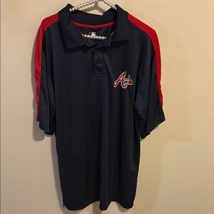 Atlanta Braves MLB polo size medium tall